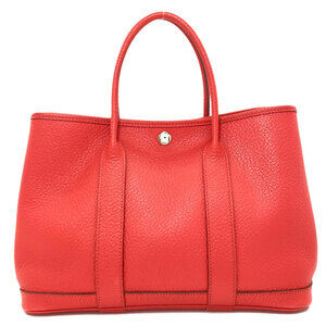 Hermes Garden Party TPM Silver Hardware Handbag Negonda Leather Women's HERMES